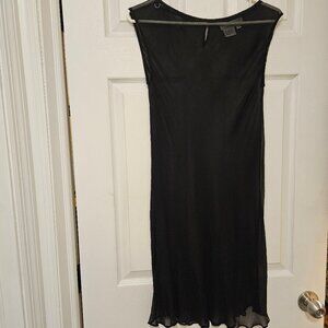 Black Silk Cocktail Dress 4